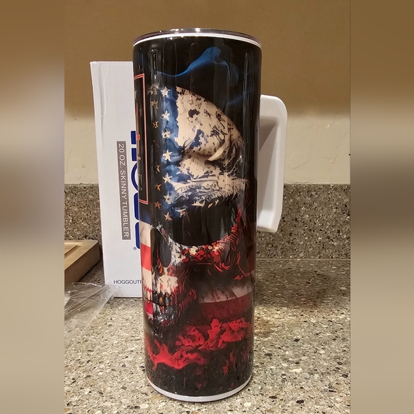 20oz tumbler stainless steel with handle - Picture 4 of 7